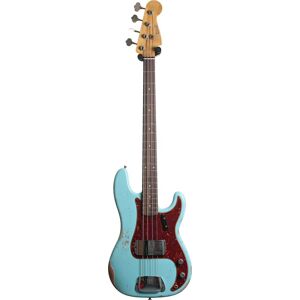 Fender Custom Shop Limited Edition 1963 Precision Bass Heavy Relic Aged Daphne Blue #CZ580843 Fender Custom Shop Limited Edition 1963 Precision Bass Heavy Relic Aged Daphne Blue #CZ580843