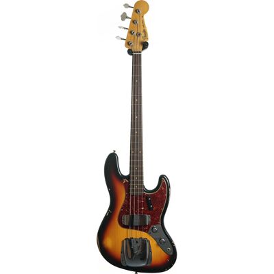Fender Custom Shop 62 Jazz Bass Relic 3-Color Sunburst #CZ572525 Fender Custom Shop 62 Jazz Bass Relic 3-Color Sunburst #CZ572525