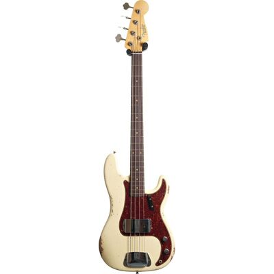 Fender Custom Shop 64 Precision Bass Relic Aged Vintage White #CZ574241 Fender Custom Shop 64 Precision Bass Relic Aged Vintage White #CZ574241