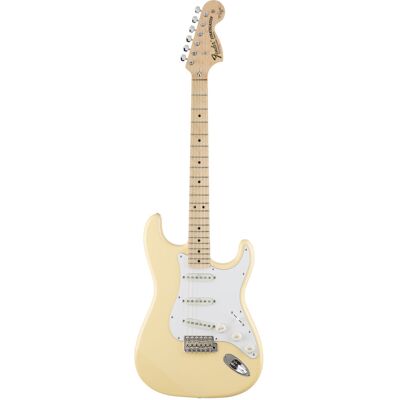 Fender Made in Japan Artist Yngwie Malmsteen Stratocaster Scalloped Maple Fingerboard Vintage White Fender Made in Japan Artist Yngwie Malmsteen Stratocaster Scalloped Maple Fingerboard Vintage White