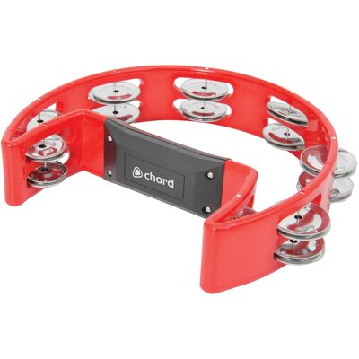 Chord Tambourines Single D Red Chord Tambourines Single D Red