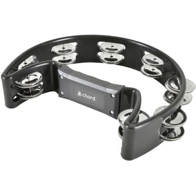 Chord Tambourines Single D Black Chord Tambourines Single D Black