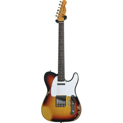 Fender Custom Shop 1961 Telecaster Heavy Relic Faded Aged Bleached 3 Colour Sunburst #CZ587372 Fender Custom Shop 1961 Telecaster Heavy Relic Faded Aged Bleached 3 Colour Sunburst #CZ587372