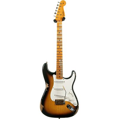 Fender Custom Shop 1955 Stratocaster Heavy Relic 2 Tone Sunburst Maple Fingerboard #R121694 Fender Custom Shop 1955 Stratocaster Heavy Relic 2 Tone Sunburst Maple Fingerboard #R121694