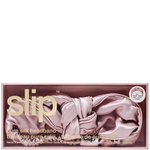 Slip Silk Knot Headband (Various Colours) - Pink