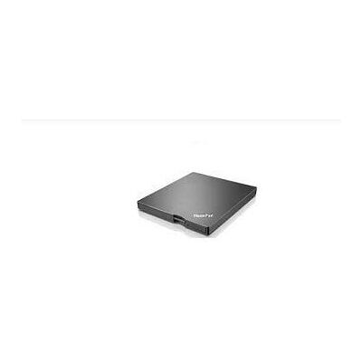 Lenovo - ThinkPad UltraSlim USB DVD Burner - Black - DVD Burner Lenovo - ThinkPad UltraSlim USB DVD Burner - Black - DVD Burner