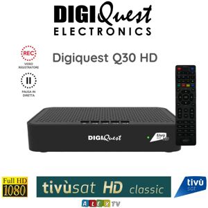 Tivusat Digiquest Q30 HD USB PVR Italian Decoder + ACTIVATED Smartcard Tivusat Digiquest Q30 HD USB PVR Italian Decoder + ACTIVATED Smartcard