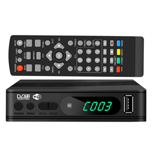 Bez marki DVB-T2 TV Tuner Terrestrial Satellite TV Receiver EU Plug Bez marki DVB-T2 TV Tuner Terrestrial Satellite TV Receiver EU Plug
