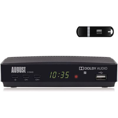 AUGUST - Freeview Set Top Box Recorder - HD - Set-top box AUGUST - Freeview Set Top Box Recorder - HD - Set-top box