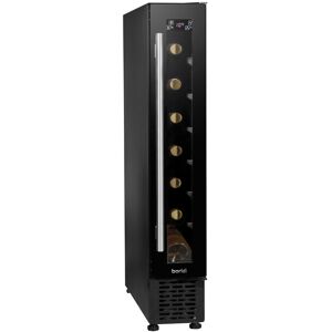 Dellonda Baridi 7 Bottle 15cm Slim Wine Cooler with Digital Touch Screen Controls, Black Dellonda Baridi 7 Bottle 15cm Slim Wine Cooler with Digital Touch Screen Controls, Black