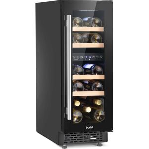 Dellonda Baridi 17 Bottle Dual Zone Slim Built-In 30cm Wine Cooler, Touch Screen Controls Dellonda Baridi 17 Bottle Dual Zone Slim Built-In 30cm Wine Cooler, Touch Screen Controls