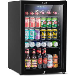 Dellonda Baridi 115L Under Counter Drinks/Beer & Wine Cooler Fridge with Light, Black - D Dellonda Baridi 115L Under Counter Drinks/Beer & Wine Cooler Fridge with Light, Black - D