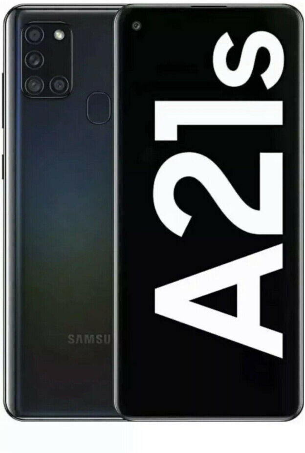 USED Samsung Galaxy A21S Unlocked 32GB Dual SIM NFC Smartphone Black