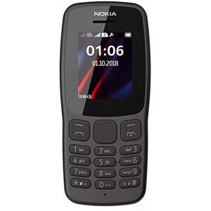 Nokia 106 Dual Sim 2018 Dark Grey With LED Torch - FM Radio - Big Button Phone Nokia 106 Dual Sim 2018 Dark Grey With LED Torch - FM Radio - Big Button Phone