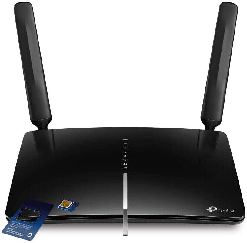 TP-LINK MR600 v2 4G+ Gigabit Router with Unlimited O2 Data SIM Bundle