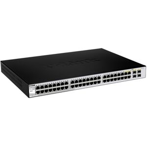 D-Link 48-port 10/100/1000 Gigabit Smart Switch including 4 Combo 1000BaseT/SFP D-Link 48-port 10/100/1000 Gigabit Smart Switch including 4 Combo 1000BaseT/SFP