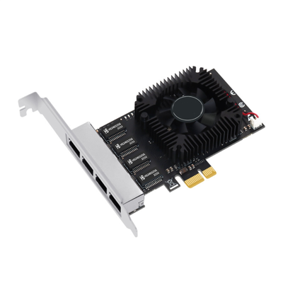 Jojomino 4 Port PCIE POE Network Card Gigabit Industrial Ethernet Converter Jojomino 4 Port PCIE POE Network Card Gigabit Industrial Ethernet Converter