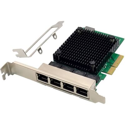 Saudism RTL8125B 2.5G Netowrk Card PCIe X4 Server Quad Gigabit Ethernet Adapter 4 PCIe Saudism RTL8125B 2.5G Netowrk Card PCIe X4 Server Quad Gigabit Ethernet Adapter 4 PCIe