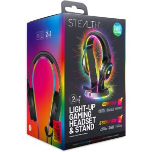 STEALTH RGB Light-Up Gaming Headset and Light-Up Headset Stand - Compatible with STEALTH RGB Light-Up Gaming Headset and Light-Up Headset Stand - Compatible with