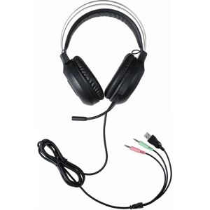 GreenZech Gaming Headset 50mm Drivers Noise Reduction RGB Luminous Head-Mounted 3.5mm Gami GreenZech Gaming Headset 50mm Drivers Noise Reduction RGB Luminous Head-Mounted 3.5mm Gami