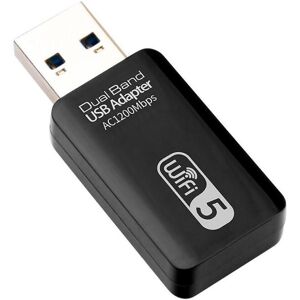 Unbranded 1200Mbps 5Ghz USB Wifi Adapter USB 3.0 Wi-fi Network Receiver Wi Fi Antenna Dual Unbranded 1200Mbps 5Ghz USB Wifi Adapter USB 3.0 Wi-fi Network Receiver Wi Fi Antenna Dual