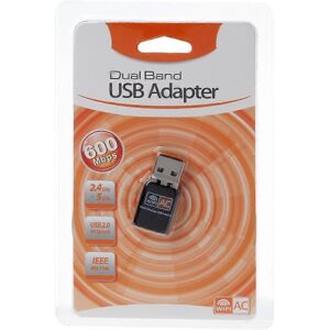 Unbranded (As show, One size) Wireless 600Mbps USB wifi Adapter AC600 2.4GHz 5GHz WiFi Ant Unbranded (As show, One size) Wireless 600Mbps USB wifi Adapter AC600 2.4GHz 5GHz WiFi Ant