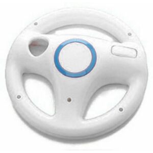 Ameego (White) Game Racing Steering Wheel Compatible with Nintendo Wii + Wii U Mario Ka Ameego (White) Game Racing Steering Wheel Compatible with Nintendo Wii + Wii U Mario Ka