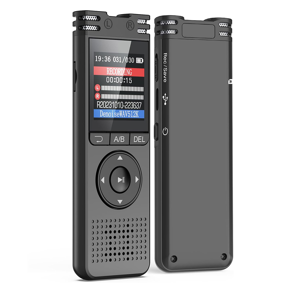 Kopinma 64GB Digital Voice Recorder with Playback Activated Tape Sound Audio for Lecture Kopinma 64GB Digital Voice Recorder with Playback Activated Tape Sound Audio for Lecture