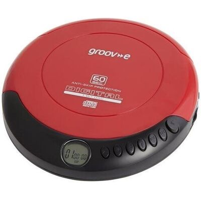 Groov-e GVPS110 - Red - Personal CD Player Groov-e GVPS110 - Red - Personal CD Player