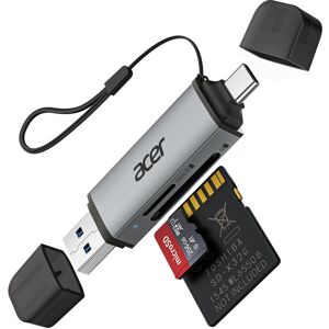 Acer SD Card Reader, USB C & USB 3.0 Memory Card Reader Adapter Supports SD/Micr Acer SD Card Reader, USB C & USB 3.0 Memory Card Reader Adapter Supports SD/Micr