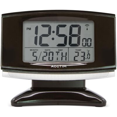 Acctim 71207 Acura Smartlite Radio Controlled Alarm Clock, Black Acctim 71207 Acura Smartlite Radio Controlled Alarm Clock, Black