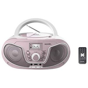 Roxel RCD-S70BT Portable Boombox CD Player with Bluetooth, Remote Control, FM Ra Roxel RCD-S70BT Portable Boombox CD Player with Bluetooth, Remote Control, FM Ra