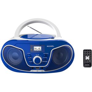 Roxel RCD-S70BT Portable Boombox CD Player with Bluetooth, Remote Control, FM Ra Roxel RCD-S70BT Portable Boombox CD Player with Bluetooth, Remote Control, FM Ra