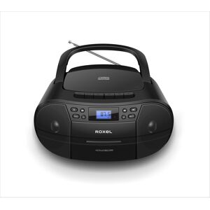 Roxel RCD-S90C Boombox Portable CD and Cassette Player with FM Radio,USB Playbac Roxel RCD-S90C Boombox Portable CD and Cassette Player with FM Radio,USB Playbac