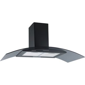 Cookology CGL100BK/A Energy A Rated Black 100cm Curved Glass Chimney Cooker Hood Cookology CGL100BK/A Energy A Rated Black 100cm Curved Glass Chimney Cooker Hood