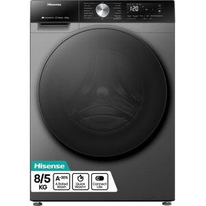 Hisense 3S Series 8Kg / 5Kg Washer Dryer - Titanium - D Rated Hisense 3S Series 8Kg / 5Kg Washer Dryer - Titanium - D Rated