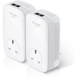 TP-LINK (TL-PA9020P KIT) AV2000 GB Powerline Adapter Kit, AC Pass Through, 2 Por TP-LINK (TL-PA9020P KIT) AV2000 GB Powerline Adapter Kit, AC Pass Through, 2 Por