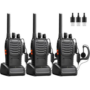 Baofeng Walkie Talkies Long Range Rechargeable Walkie Talkie Set Portable Handheld 16Cha Baofeng Walkie Talkies Long Range Rechargeable Walkie Talkie Set Portable Handheld 16Cha