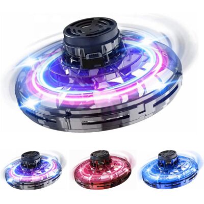 Unbranded (Blue) Mini Drone Led UFO Type Flying Spinner Fingertip Flight Gyro Drone Aircra Unbranded (Blue) Mini Drone Led UFO Type Flying Spinner Fingertip Flight Gyro Drone Aircra