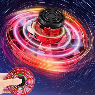 Unbranded Flying Spinner Toys, Hand Controlled Mini Drone, Rgb Light Fidget Boomerang Spin Unbranded Flying Spinner Toys, Hand Controlled Mini Drone, Rgb Light Fidget Boomerang Spin