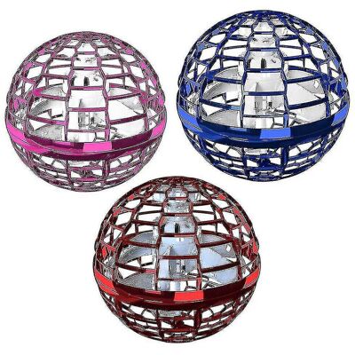 Unbranded (Random 3Pcs) 3 Pack Pro Hover Ball Flying Ball Led Spinner Ball Flying Orb Toy Unbranded (Random 3Pcs) 3 Pack Pro Hover Ball Flying Ball Led Spinner Ball Flying Orb Toy