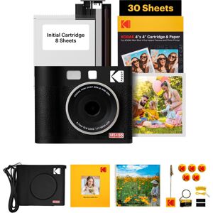 Kodak Mini Shot 4 ERA 4PASS 2-in-1 Instant Camera and Photo Printer (4x4) (Black Kodak Mini Shot 4 ERA 4PASS 2-in-1 Instant Camera and Photo Printer (4x4) (Black