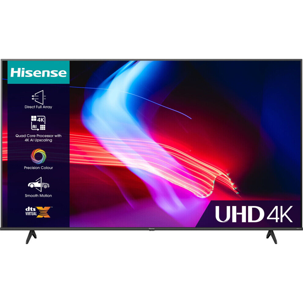 REFURBISHED Hisense 55A6KTUK A6K 55" Ultra 4K HD DLED Smart TV