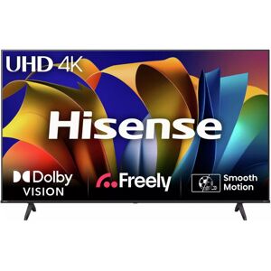 Hisense 4K 43E6NTUK Freely TV, 43-inch Ultra HD LED Smart TV with HDR, VIDAA, Al Hisense 4K 43E6NTUK Freely TV, 43-inch Ultra HD LED Smart TV with HDR, VIDAA, Al