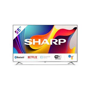 Sharp 55FP1KA 55-Inch Frameless 4K Quantum Dot Android TV with Dolby Vision, Chr Sharp 55FP1KA 55-Inch Frameless 4K Quantum Dot Android TV with Dolby Vision, Chr