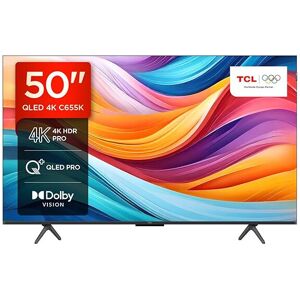 TCL 50C655K 50-inch QLED Pro Television, 4K Ultra HD, HDR Pro TCL 50C655K 50-inch QLED Pro Television, 4K Ultra HD, HDR Pro