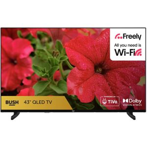 Bush 43 Inch 43QT24SB Smart 4K UHD HDR QLED TiVo Freely TV Bush 43 Inch 43QT24SB Smart 4K UHD HDR QLED TiVo Freely TV