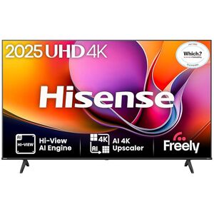 Hisense 55" 55A6QTUK 4K Ultra HD Smart TV AI TV - 4K UHD, Hi-View AI Engine, Pre Hisense 55" 55A6QTUK 4K Ultra HD Smart TV AI TV - 4K UHD, Hi-View AI Engine, Pre