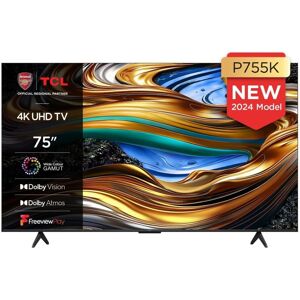 TCL 75" Smart 4K Ultra HD LED TV P755K Google TV HDR Dolby Vision TCL 75" Smart 4K Ultra HD LED TV P755K Google TV HDR Dolby Vision