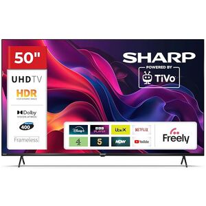 Sharp 50 inch 4K UHD Smart TV, Frameless LED, TiVo Smart Platform Sharp 50 inch 4K UHD Smart TV, Frameless LED, TiVo Smart Platform